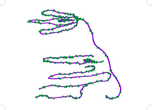 Edition Ventile Grusskarten Purple Green 5